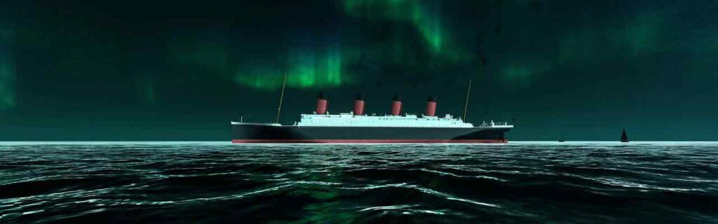 The real Titanic sailed until 1935.